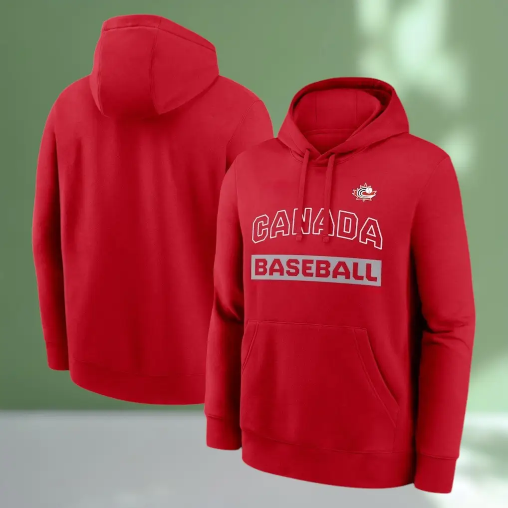 Canada Baseball Hoodie 2026 World Baseball Classic Club Clothes Gift For Dad