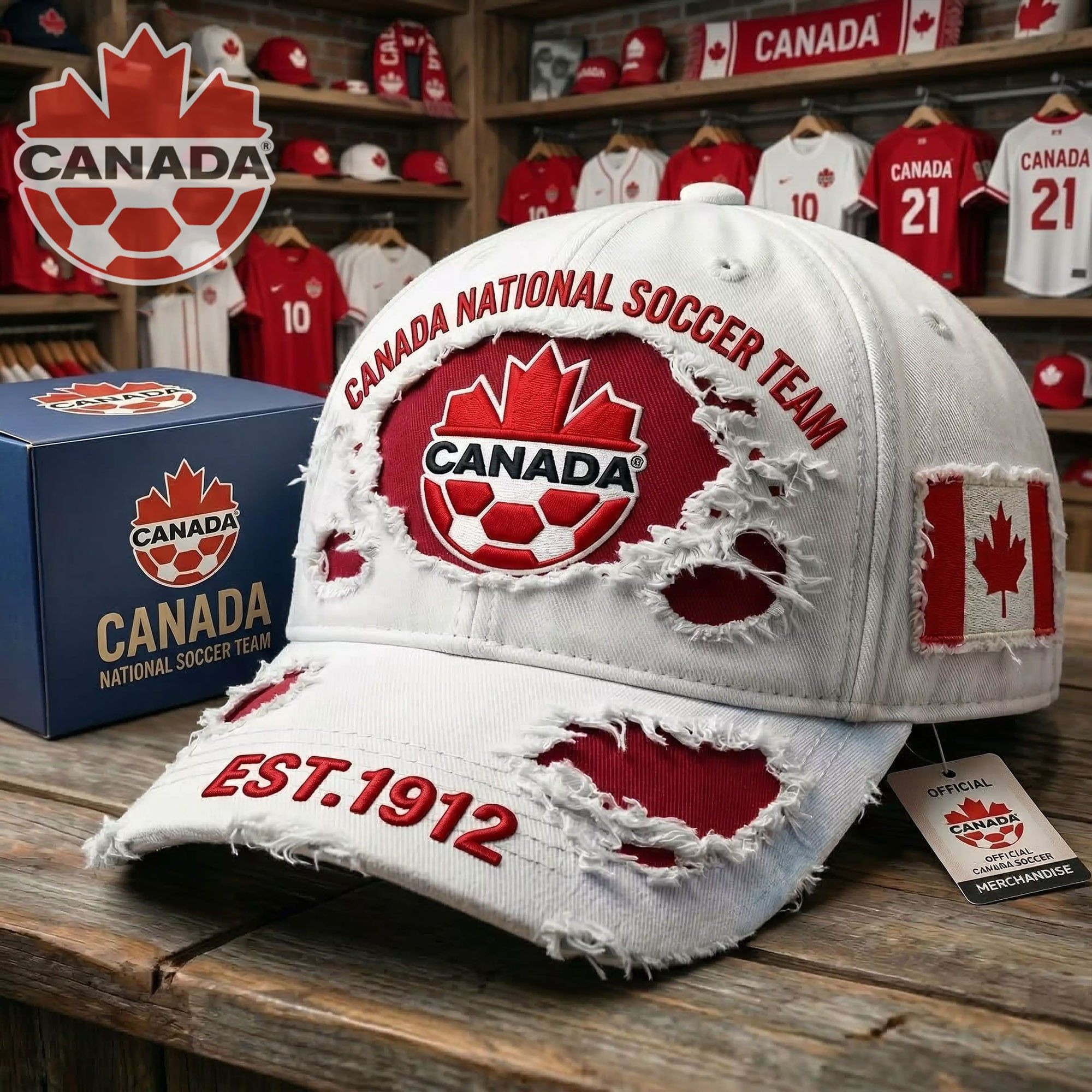 Canada National Soccer Team Hat FIFA World Cup 2026 Baseball Cap Gift For Brother