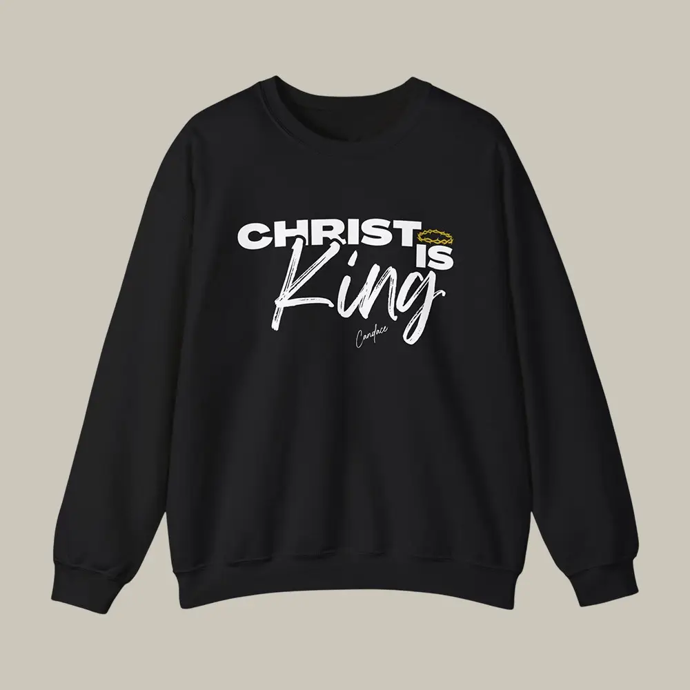 Candace Owens Christ Is King Sweatshirt Candace Owens Merch Cool Gift Idea