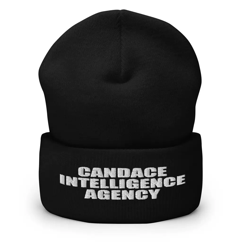 Candace Owens Merch Candace Intelligence Agency Beanie Gifts For Her -WearandDecor