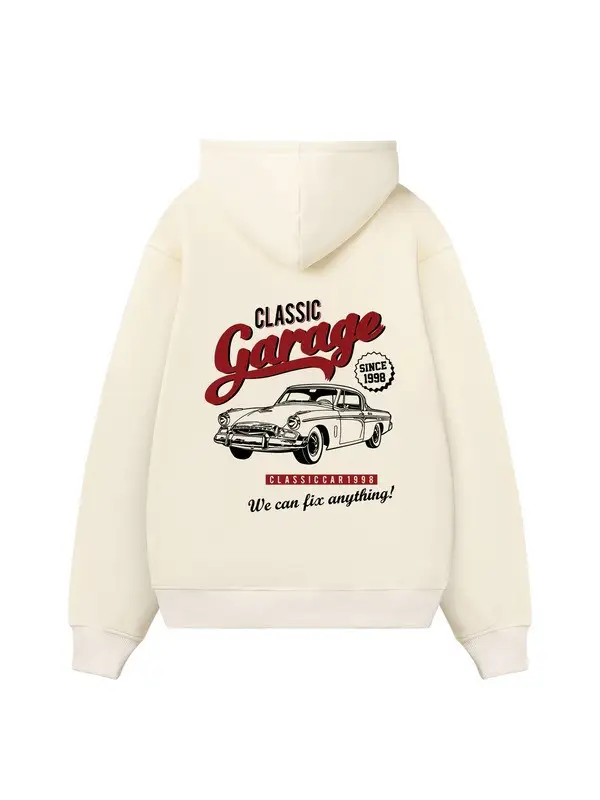 Car Classic Garage Since 1998 Hoodie We Can Fix Anything Clothes Gifts For Classic Car Lovers