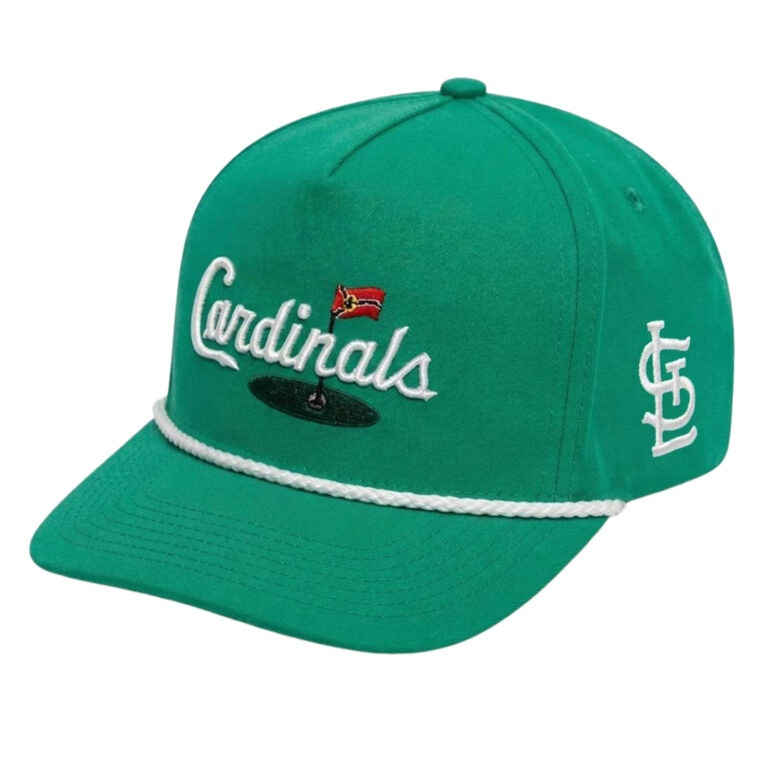 Cardinals Golf Flag Rope Baseball Cap Golfing Logo Clothes Gift For Proud Sports Dad Cardinals Golf Flag Rope Baseball Cap Golfing Logo Clothes Gift For Proud Sports Dad - Image 1