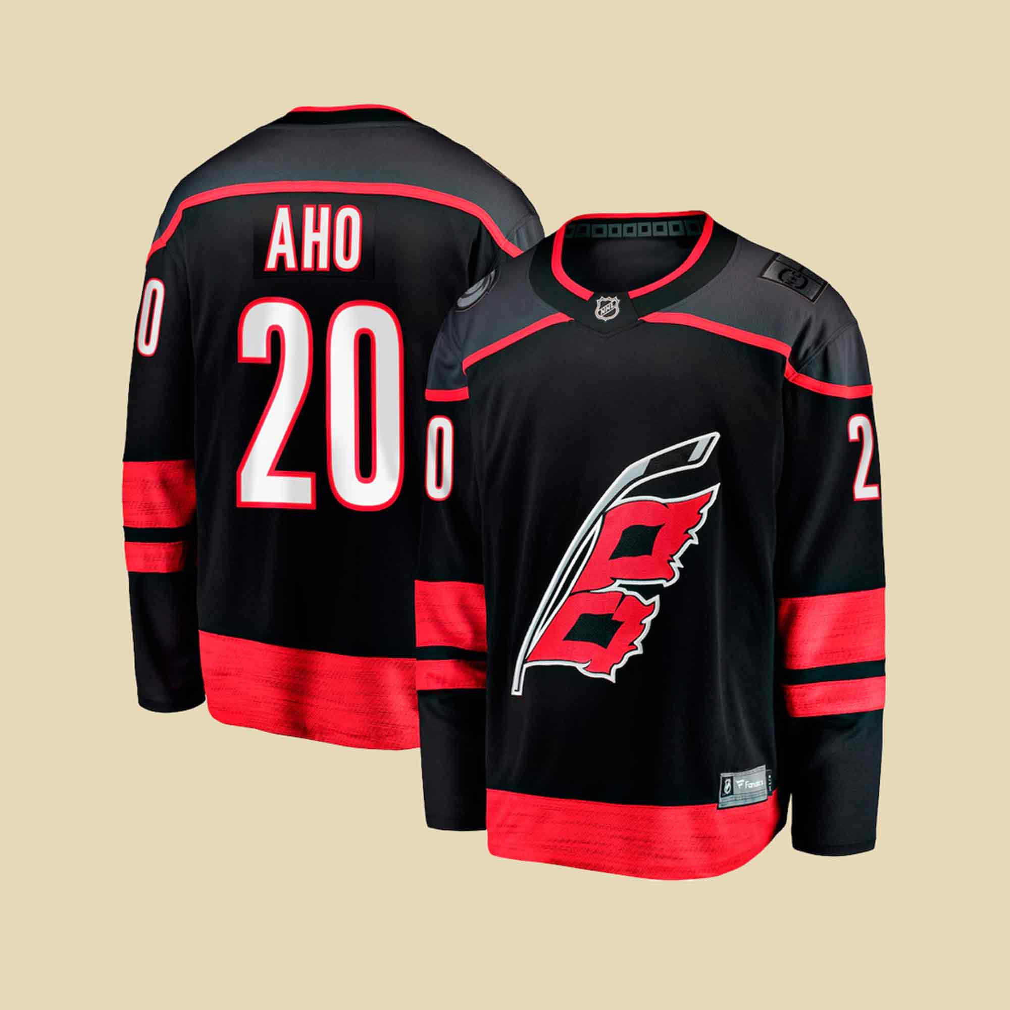 Carolina Hurricanes Sebastian Aho Jersey NHL Merch Gift for Hurricanes Fans