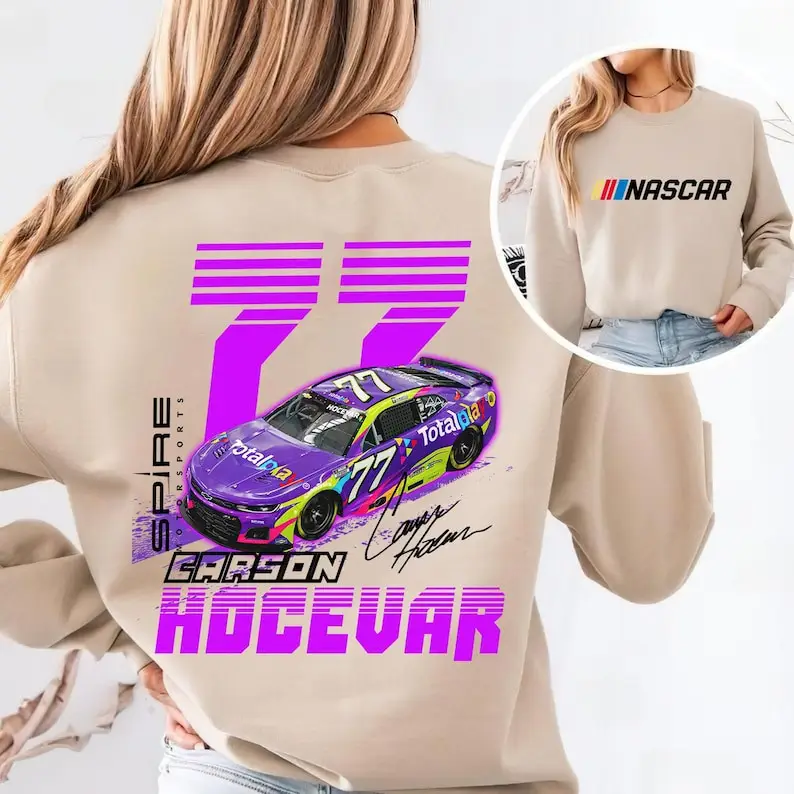 Carson Hocevar 77 Racing Sweatshirt Carson Hocevar 77 Apparel Gift For NASCAR Lovers Carson Hocevar 77 Racing Sweatshirt Carson Hocevar 77 Apparel Gift For NASCAR Lovers - Image 1
