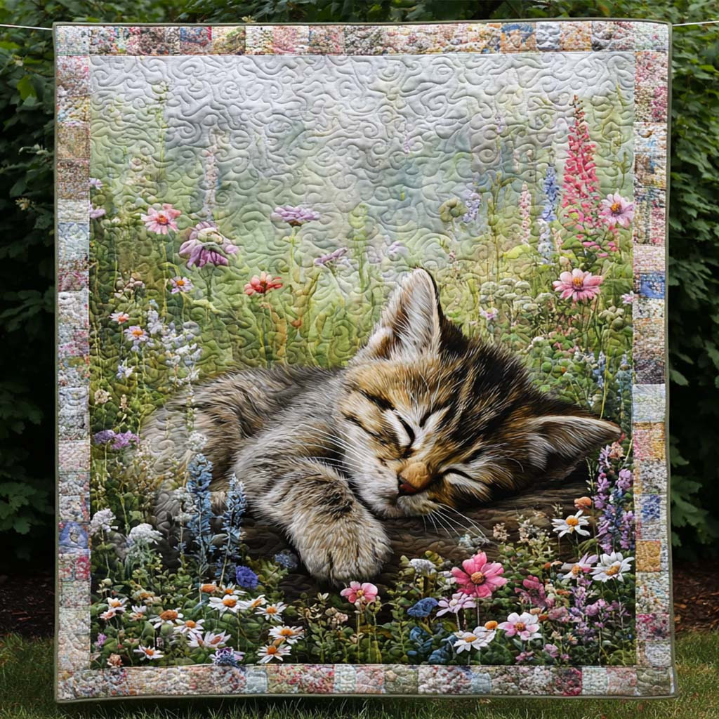 Cat Garden Whispers Quilted Blanket Bed Christmas Decor Best Elephant Presents Birthday
