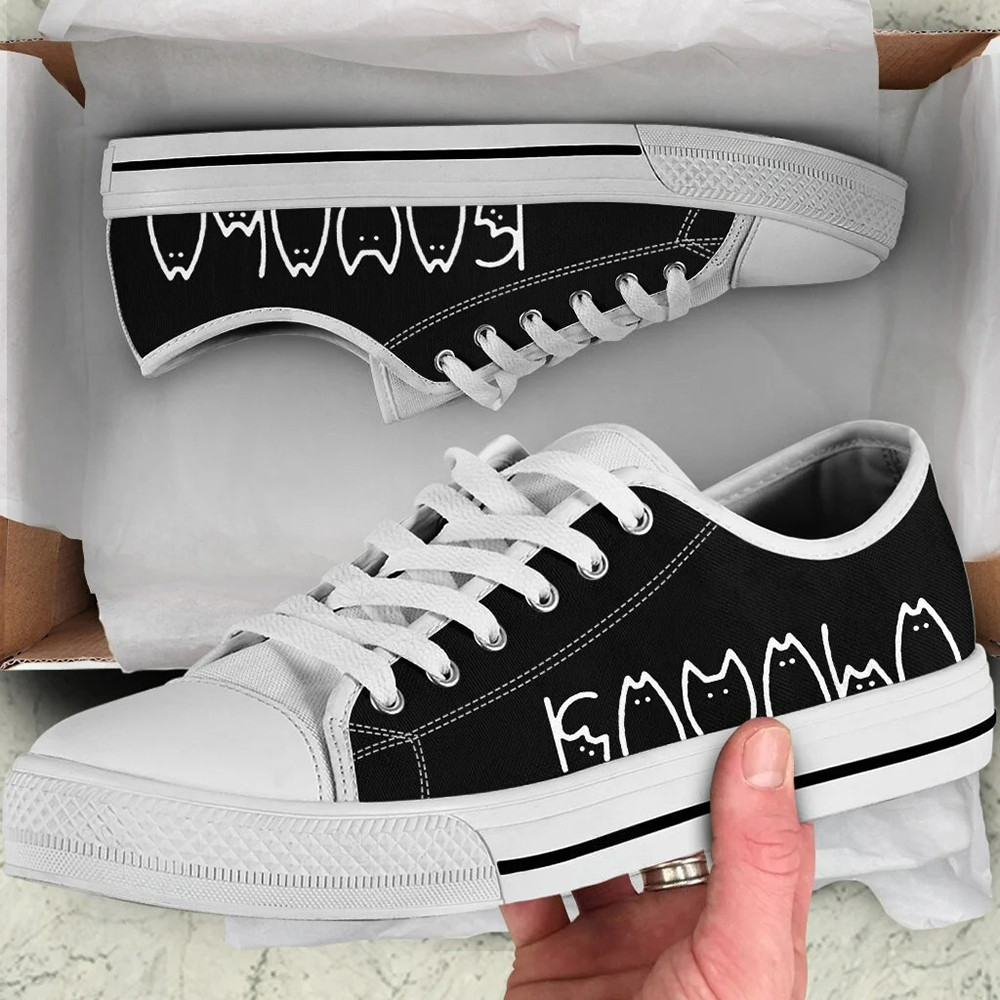 Cat Kamala Low Top Shoes Kamala Harris Campaign Shoes Gifts For Voters Cat Kamala Low Top Shoes Kamala Harris Campaign Shoes Gifts For Voters - Image 1
