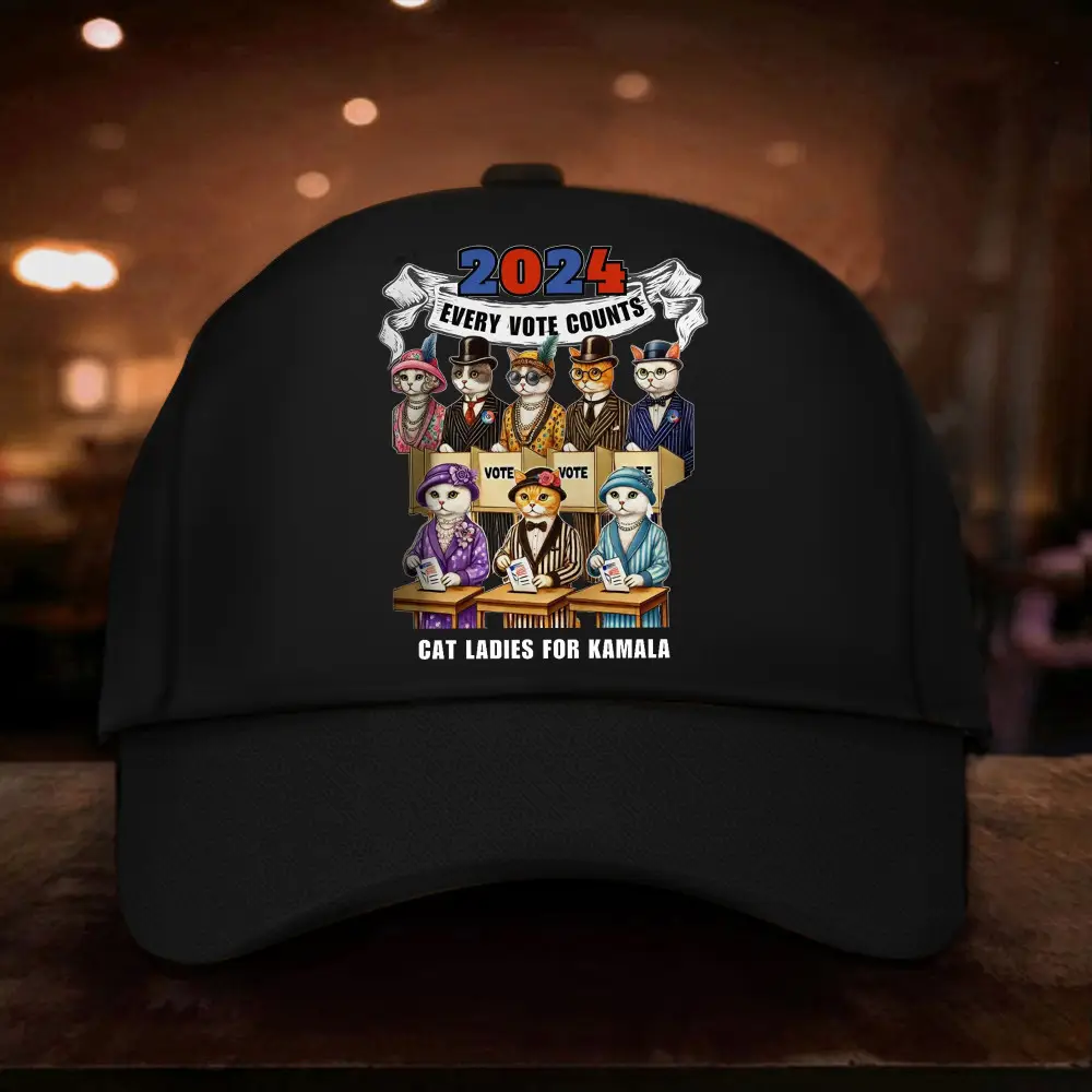 Cat Ladies For Kamala 2024 Mug Every Vote Counts Mug Gifts For Supporters