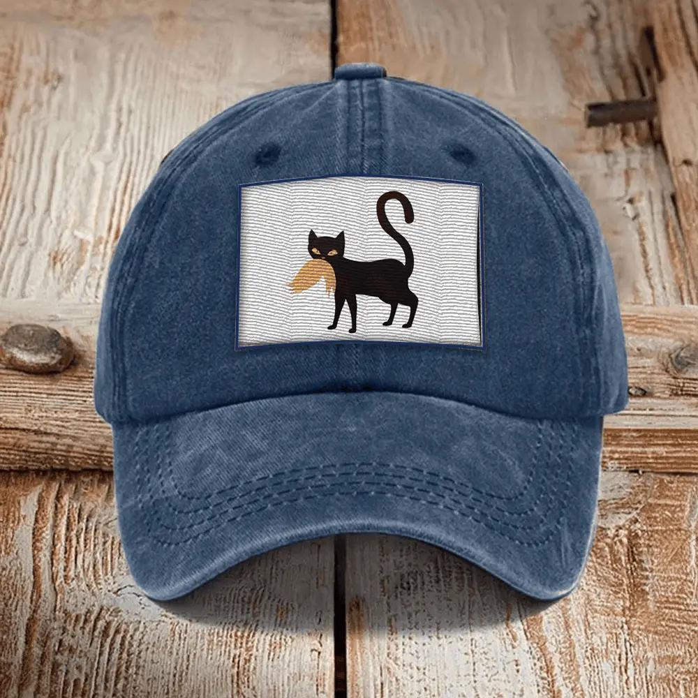 Cat Ladies For Kamala Harris Embroidered Hat Anti Trump Funny Kamala Supporters Hat Cat Ladies For Kamala Harris Embroidered Hat Anti Trump Funny Kamala Supporters Hat - Image 1