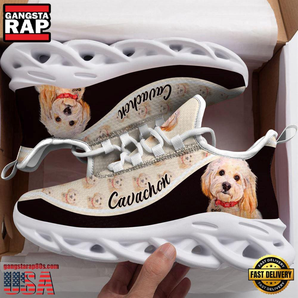 Cavachon Dogs Lover Air Max Shoes Air Cushion Sneakers M1, Running Sneakers Cavachon Dogs Lover Air Max Shoes Air Cushion Sneakers M1, Running Sneakers - Image 1