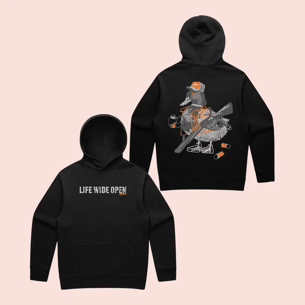 CboysTV Fowl Behavior Hoodie Duck Graphic Life Wide Open Merch Gift Idea For CboysTV Lovers