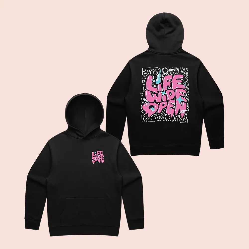 CboysTV Slime Hoodie Life Wide Open Hooded Sweatshirt CboysTV Fan Gift For Him