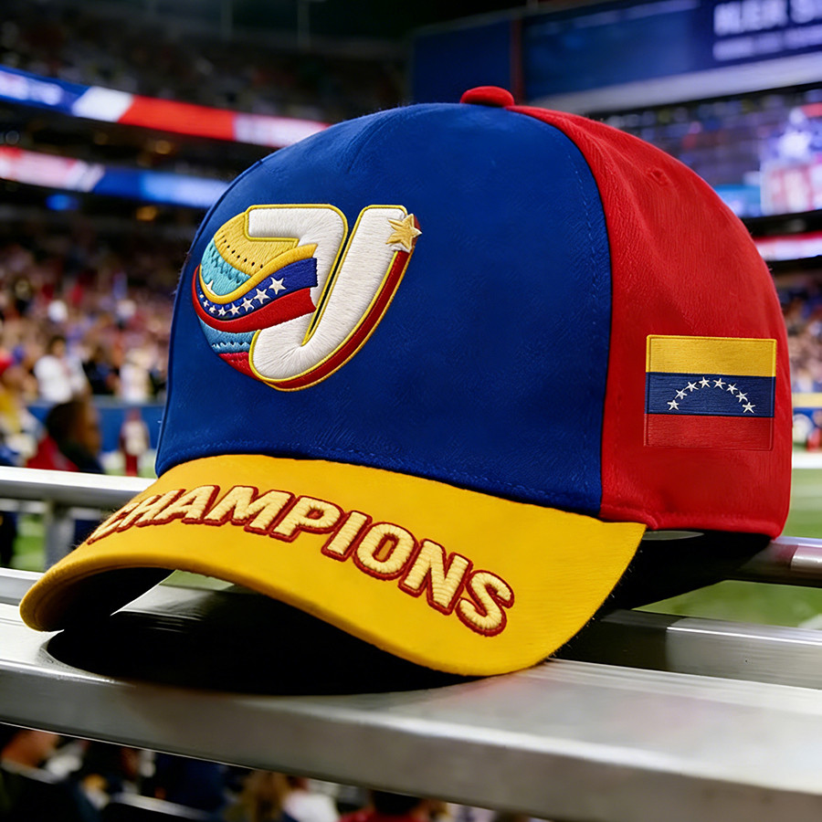 Celebrate Venezuela 2026 Baseball Champions Hat Venezuela 2026 WBC Champs Cap