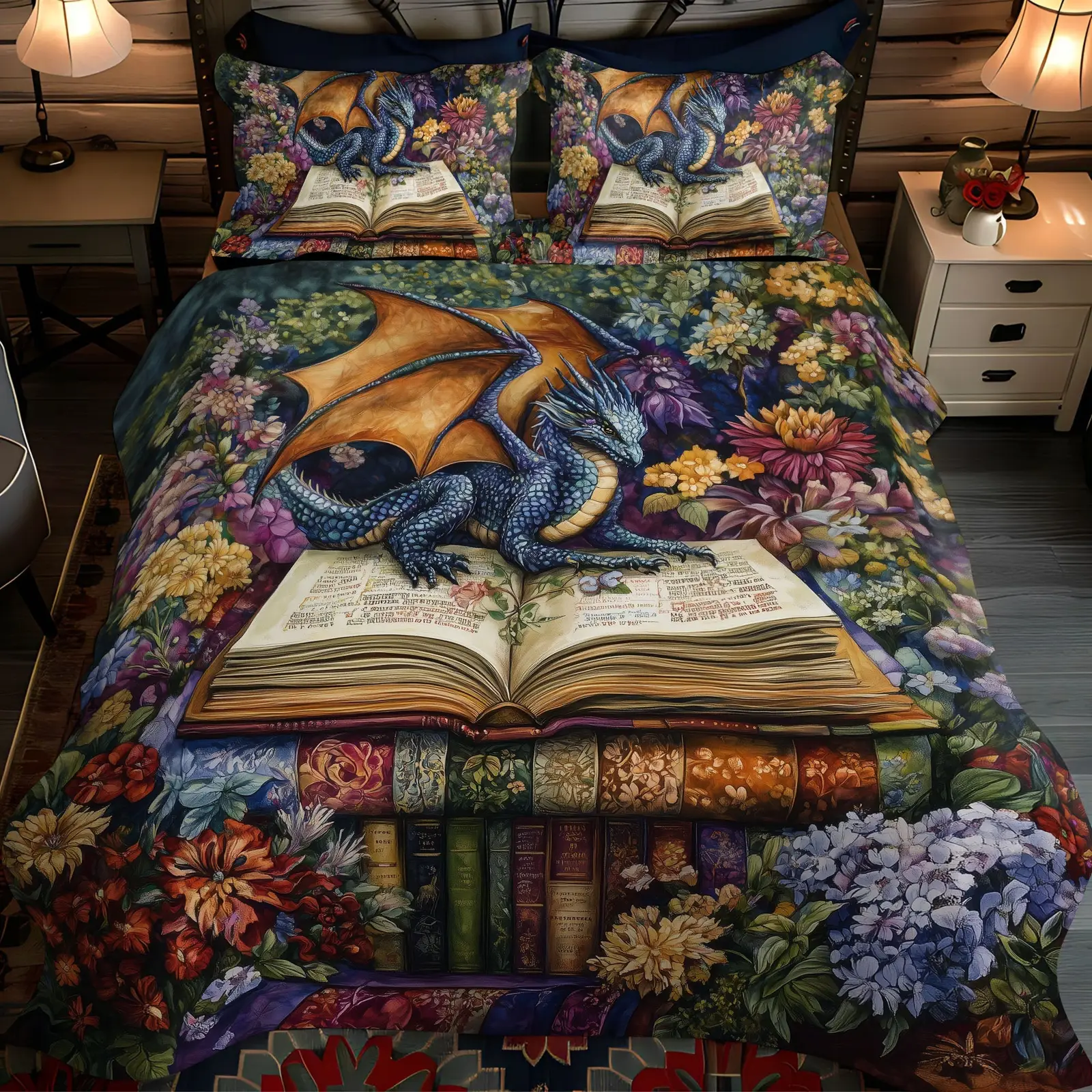 Celestial Seeker Quilted Bedding Set Christmas Bedding Sets Book Lovers Gifts For Mom Celestial Seeker Quilted Bedding Set Christmas Bedding Sets Book Lovers Gifts For Mom - Image 1
