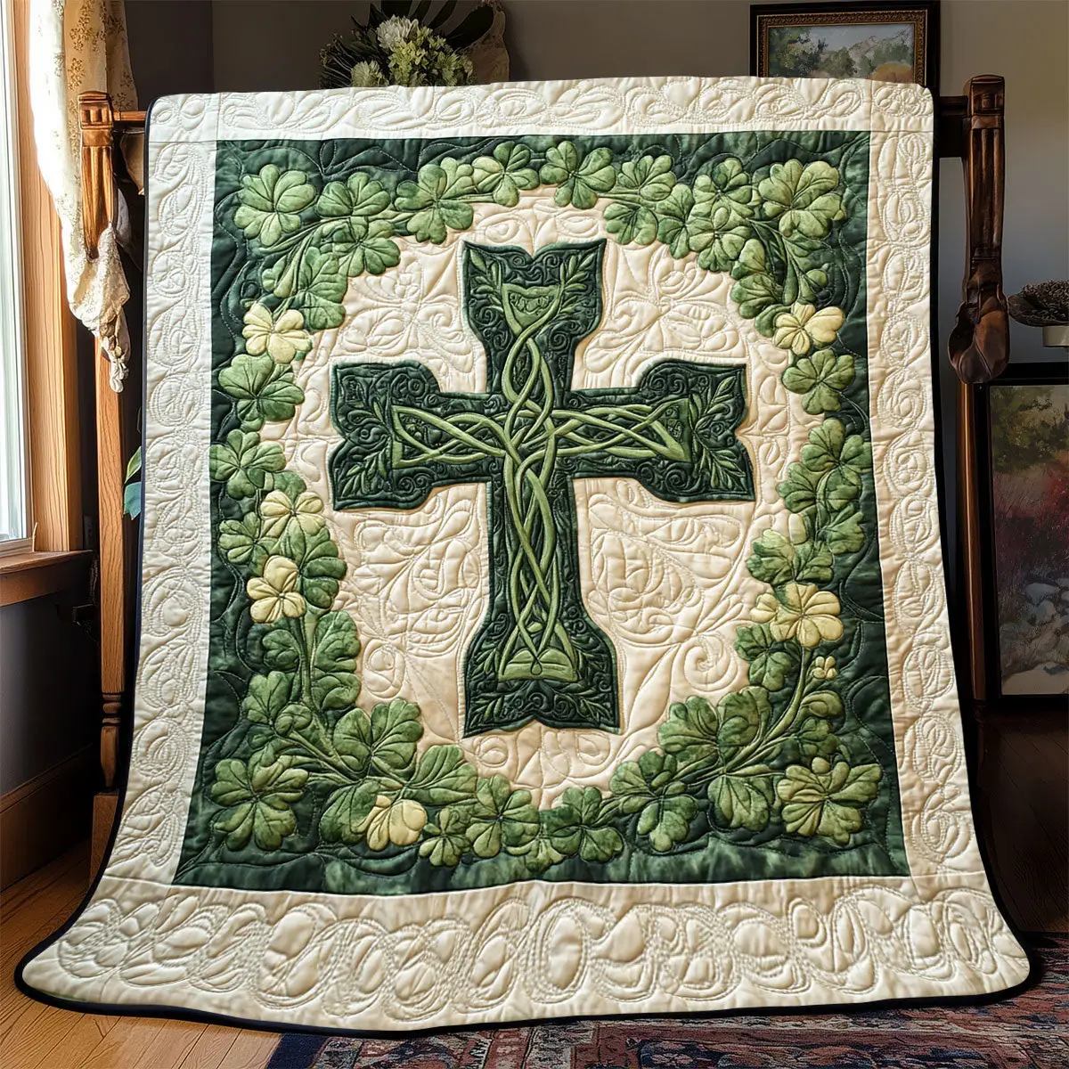 Celtic Cross Quilt Blankets Throws And Blankets Cute Mothers Day Gifts