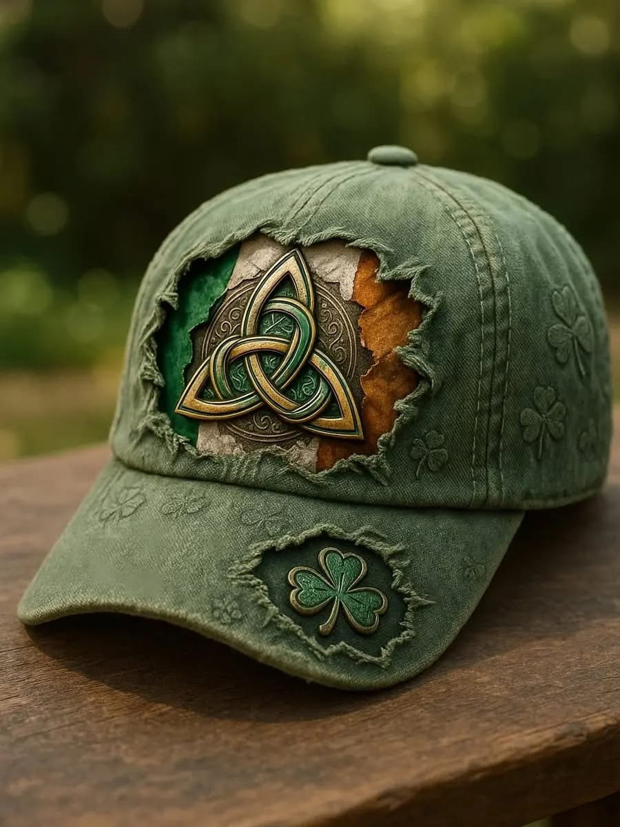 Celtic Knot Hat Shamrock Baseball Cap St Patrick’s Day Gifts For Friends