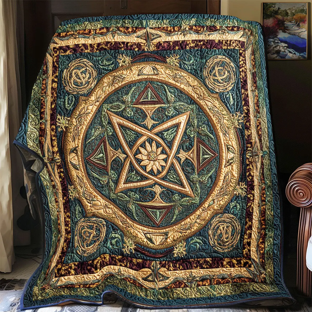 Celtic Love Quilt Blanket Cute Bed Blanket Great Saint Patrick'S Day Ideas