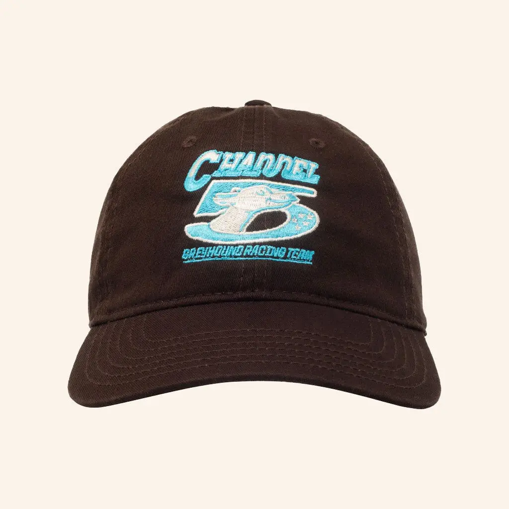 Channel 5 Merch Greyhound Brown Embroidered Hat Gifts For Dad -WearandDecor