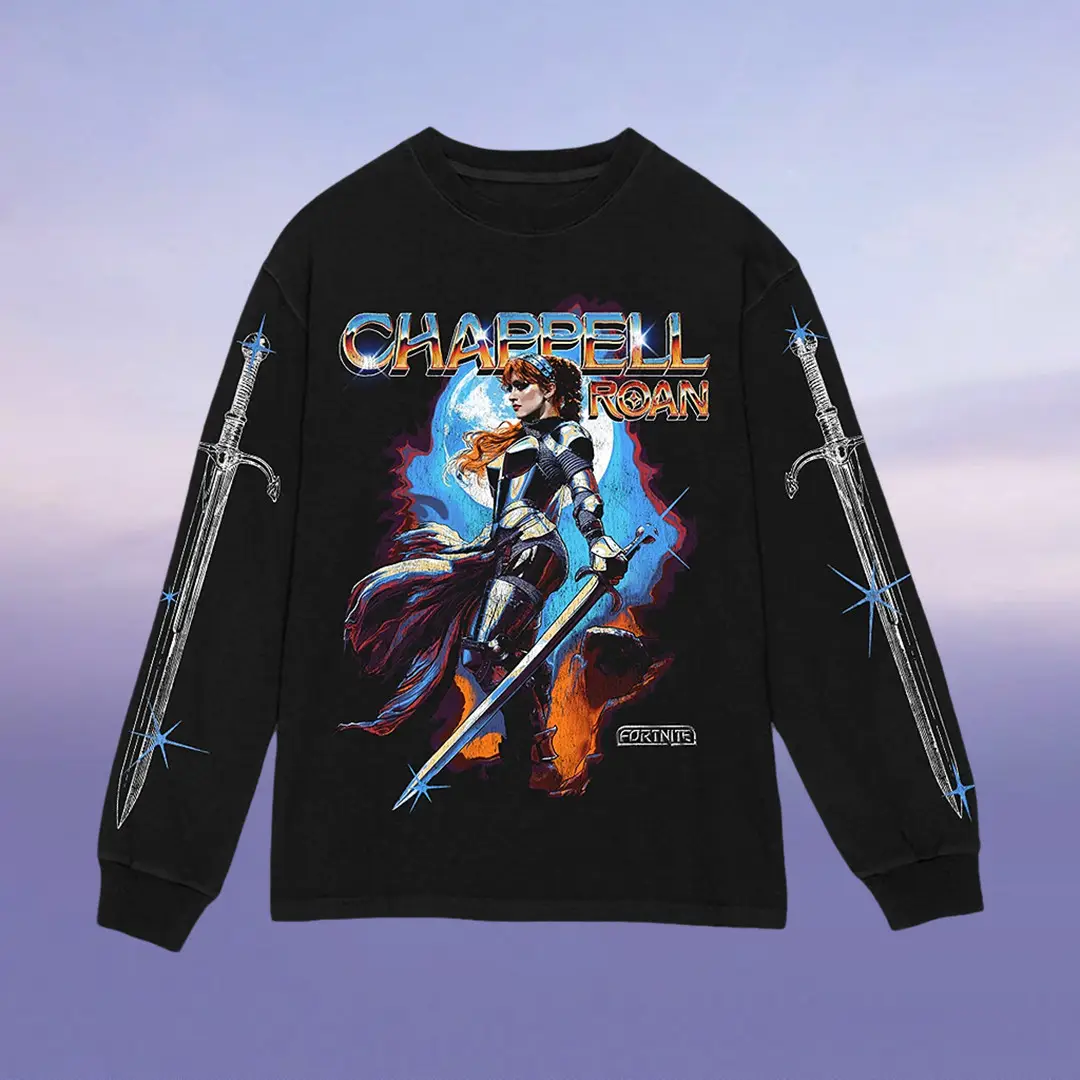 Chappell Roan Fortnite Sweatshirt Roan of Arc Crewneck ARC Raiders Apparel Gift Ideas Chappell Roan Fortnite Sweatshirt Roan of Arc Crewneck ARC Raiders Apparel Gift Ideas - Image 1