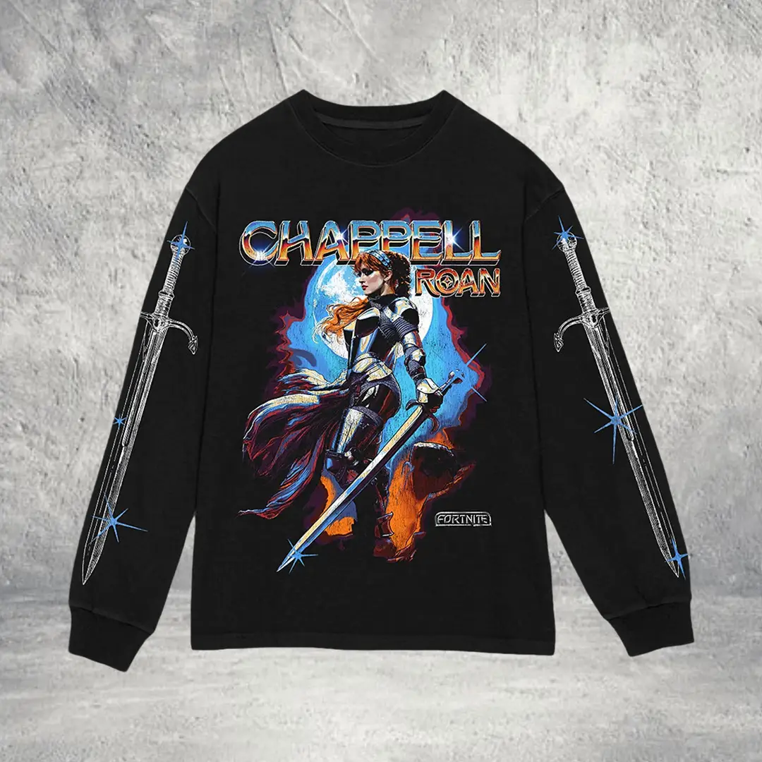 Chappell Roan Fortnite Sweatshirt Roan of Arc Crewneck ARC Raiders Fan Gift Ideas