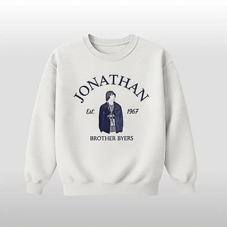 Charlie Heaton Jonathan Brother Byers Est 1967 Sweatshirt Charlie Heaton Merch Fan Gifts