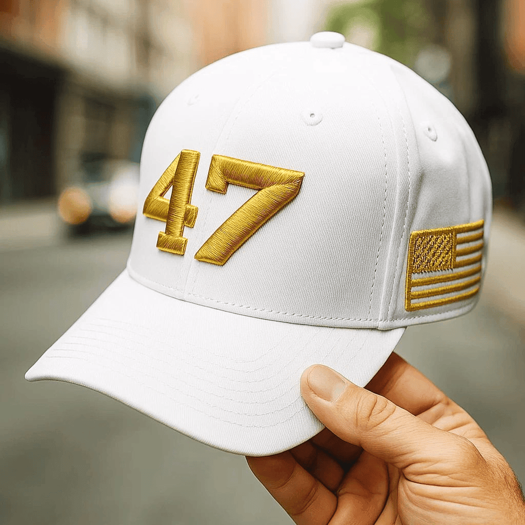 Charlie Kirk 47 Embroidered Hat Charlie Kirk Memorial Hat TPUSA Merch Patriotic Gifts