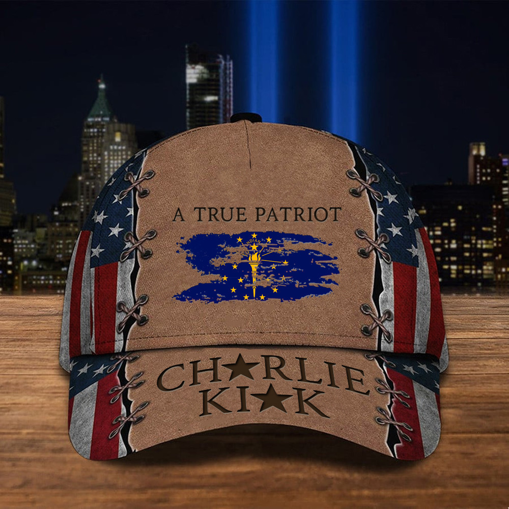 Charlie Kirk A True Patriot Hat Stand With Charlie Kirk Hoosier Pride Merch For Dad