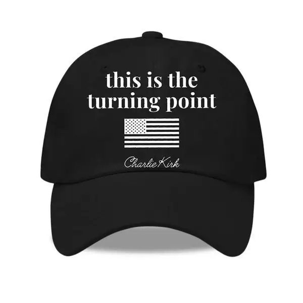 Charlie Kirk Cap This Is The Turning Point TPUSA Merch Tribute To Charlie Kirk Merch Charlie Kirk Cap This Is The Turning Point TPUSA Merch Tribute To Charlie Kirk Merch - Image 1