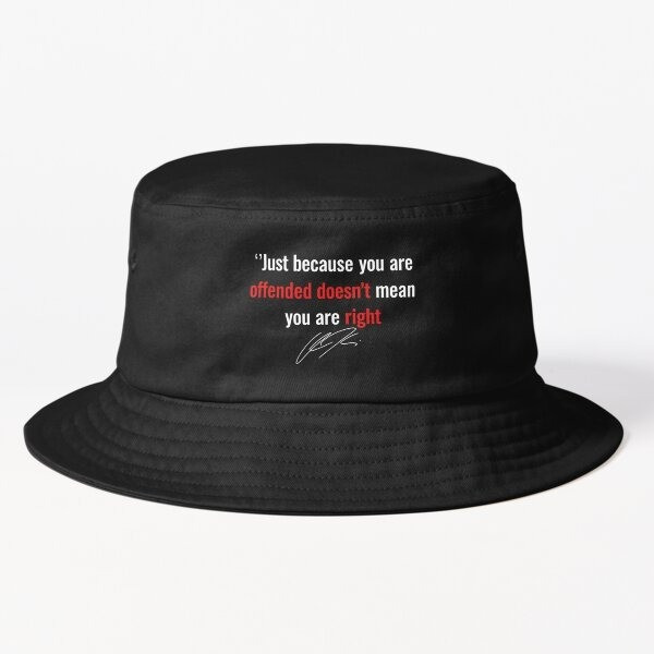 Charlie Kirk Freedom Bucket Hat Offended Doesn't Right Unique Patriotics Present