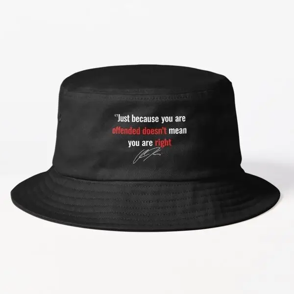 Charlie Kirk Freedom Bucket Hat Offended Doesn't Right Unique Patriotics Present