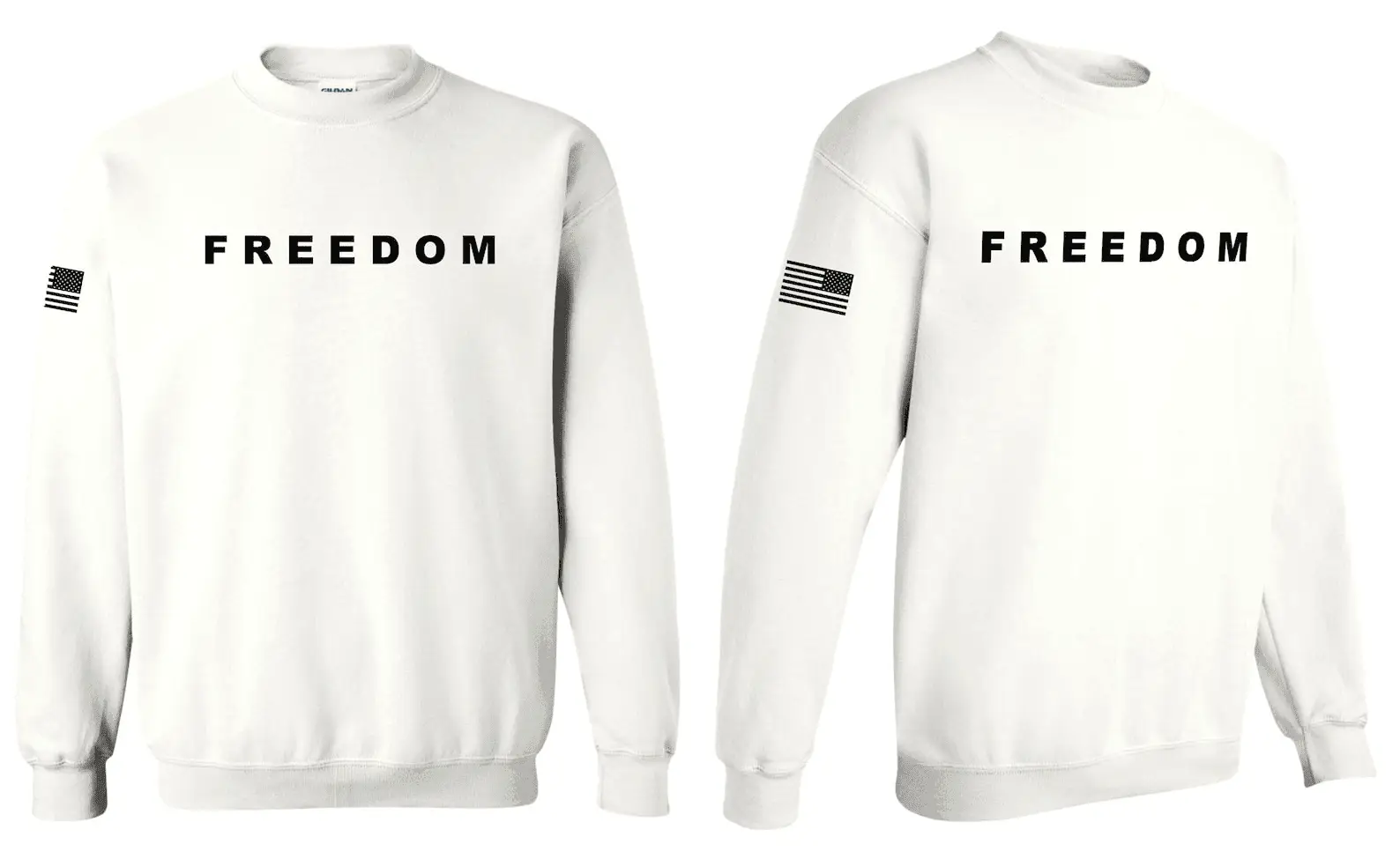 Charlie Kirk Freedom Crewneck Sweatshirt Justice for Charlie Kirk Sweatshirt Charlie Kirk Freedom Crewneck Sweatshirt Justice for Charlie Kirk Sweatshirt - Image 1