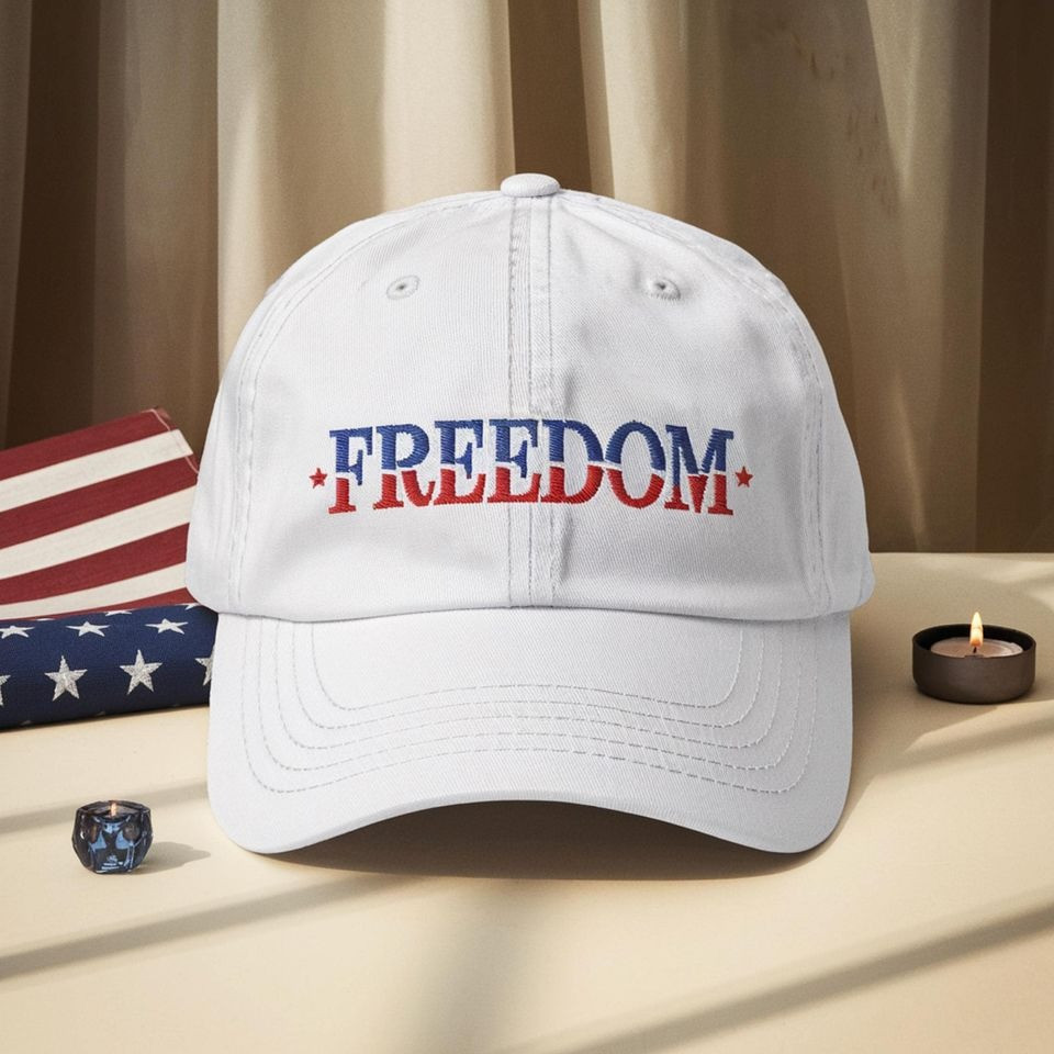 Charlie Kirk Freedom Embroidered Hat Justice For Charlie Gifts For Supporters