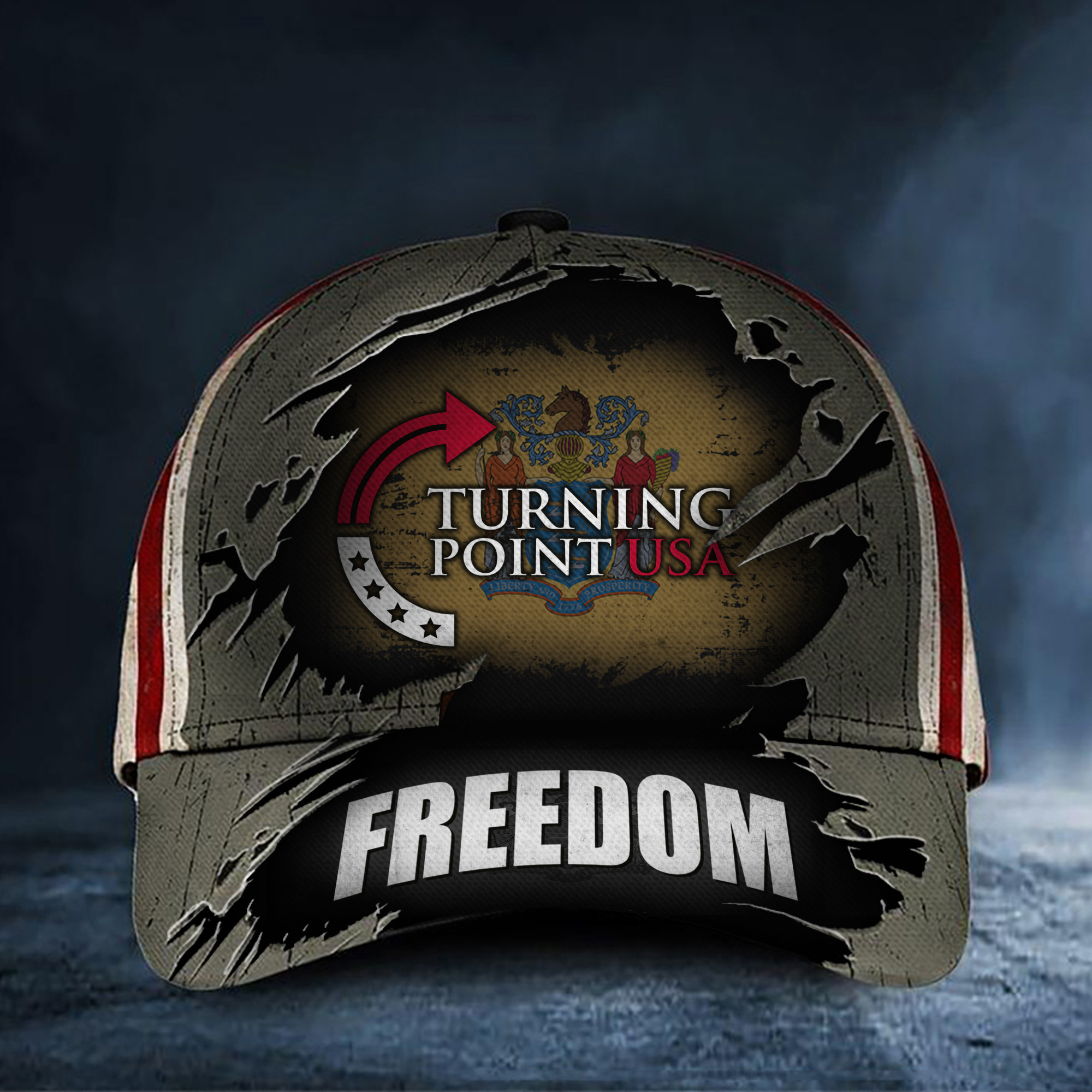 Charlie Kirk Freedom Hat Turning Point USA Garden State Pride Merch Gifts For Mother Charlie Kirk Freedom Hat Turning Point USA Garden State Pride Merch Gifts For Mother - Image 1