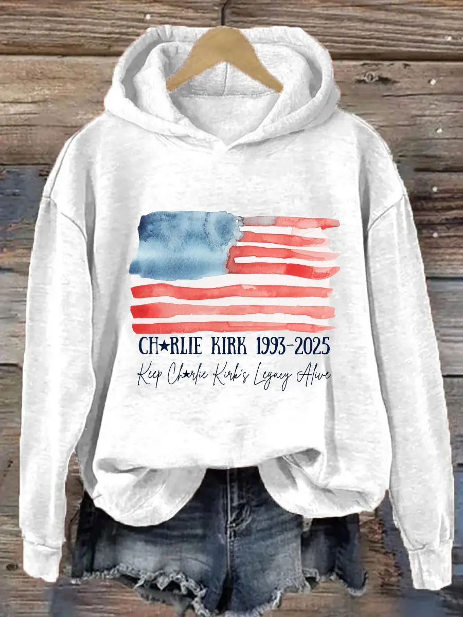 Charlie Kirk Freedom Hoodie Keep Charlie Kirk Legacy Alive Charlie Kirk Merchandise