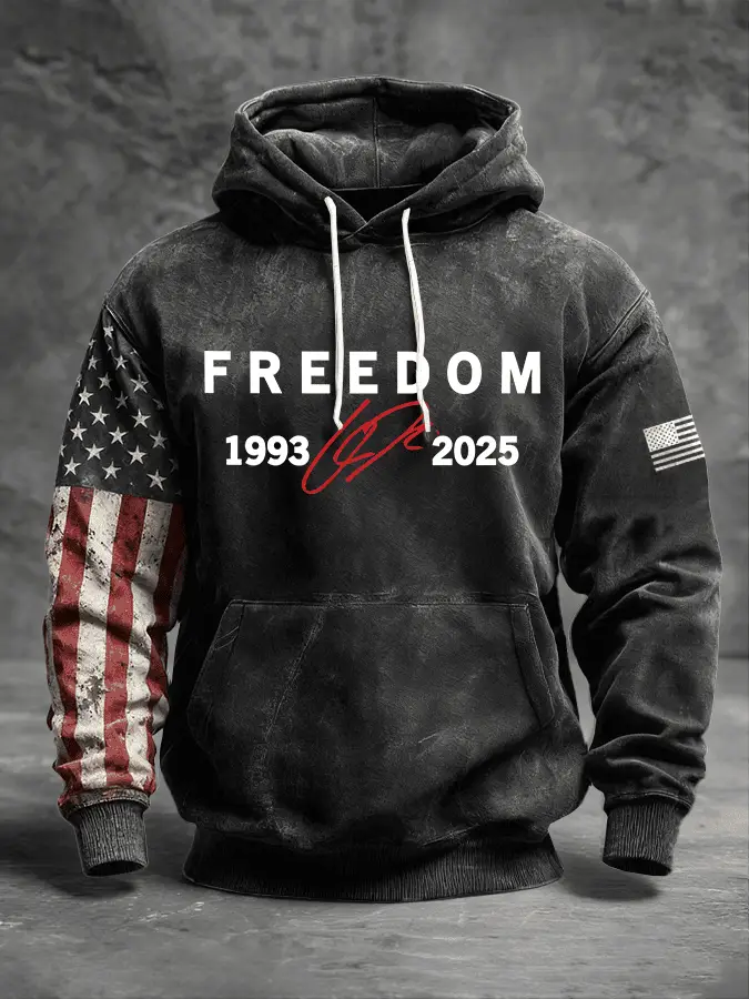 Charlie Kirk Freedom Hoodie Make Freedom Great Again 1993 2025 Merch Signed Ideal Gifts