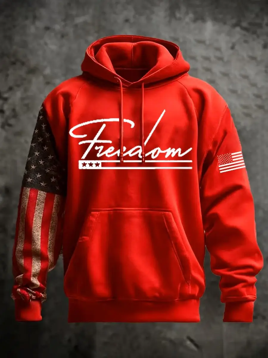 Charlie Kirk Freedom Hoodie Patriotic Clothing Memorial Gifts For Men And Women