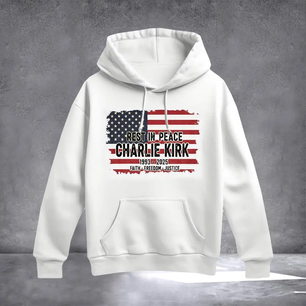 Charlie Kirk Freedom Hoodie Rest In Peace 1993 2025 Best MAGA Merch Gift For Patriotics