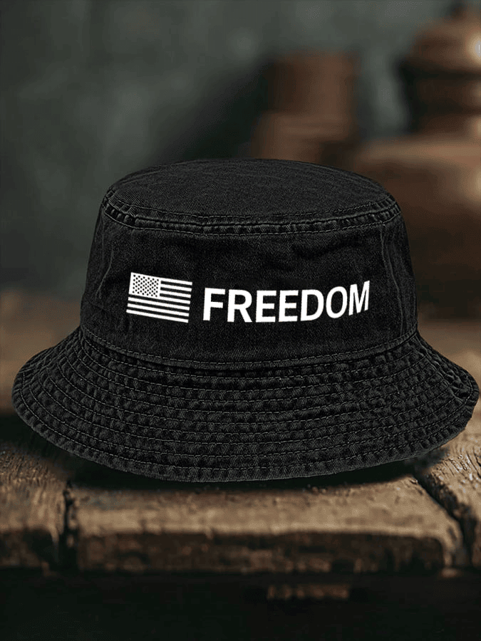 Charlie Kirk Freedom Letter Design American Flag Cotton Design Hats Charlie Kirk Freedom Letter Design American Flag Cotton Design Hats - Image 1