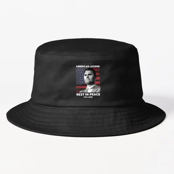 Charlie Kirk Freedom Merch American Legend RIP 1993-2025 Bucket Hat Proud Gifts