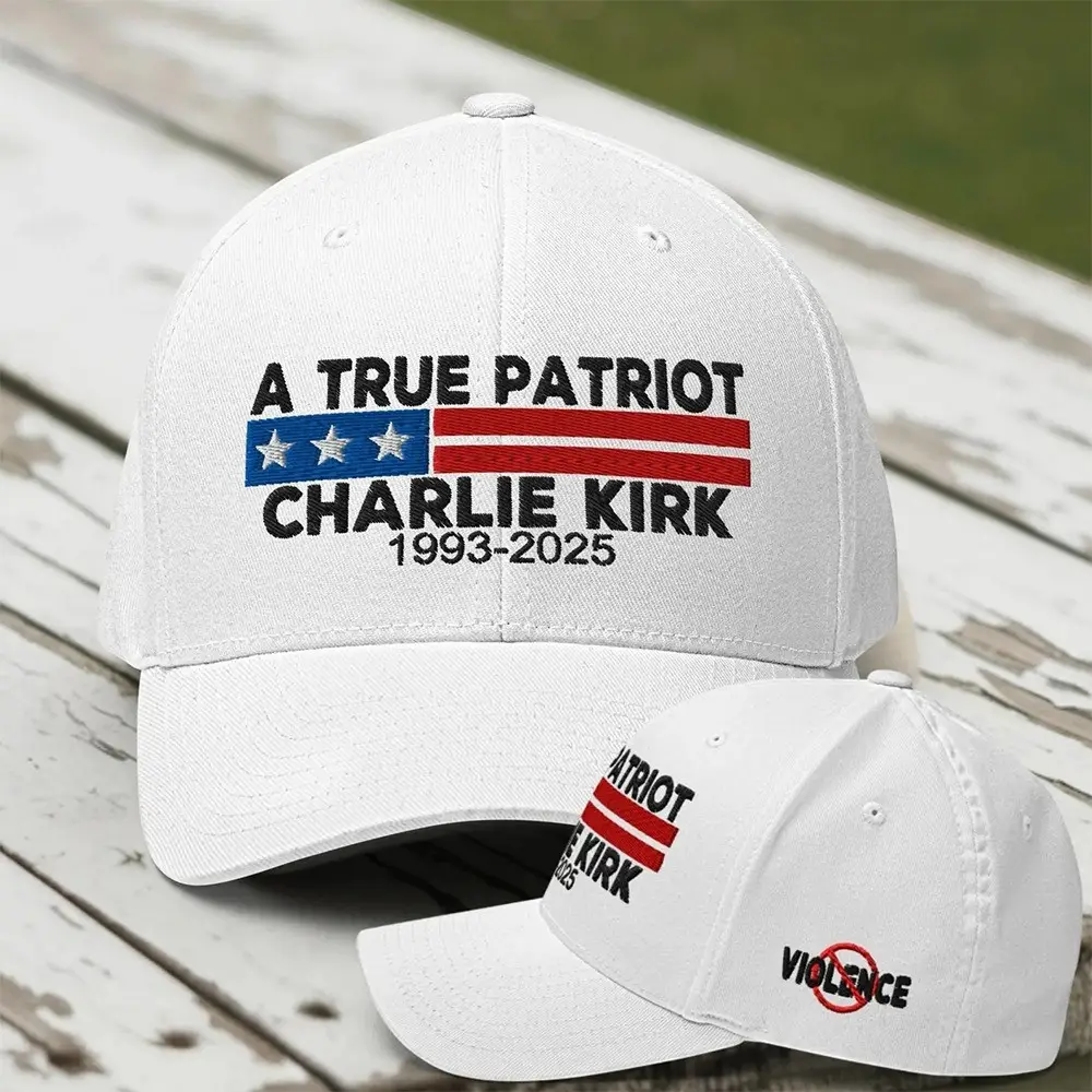Charlie Kirk Freedom Merch Cap A True Patriot CK 1993 2025 Against Violence Charlie Cap Merch