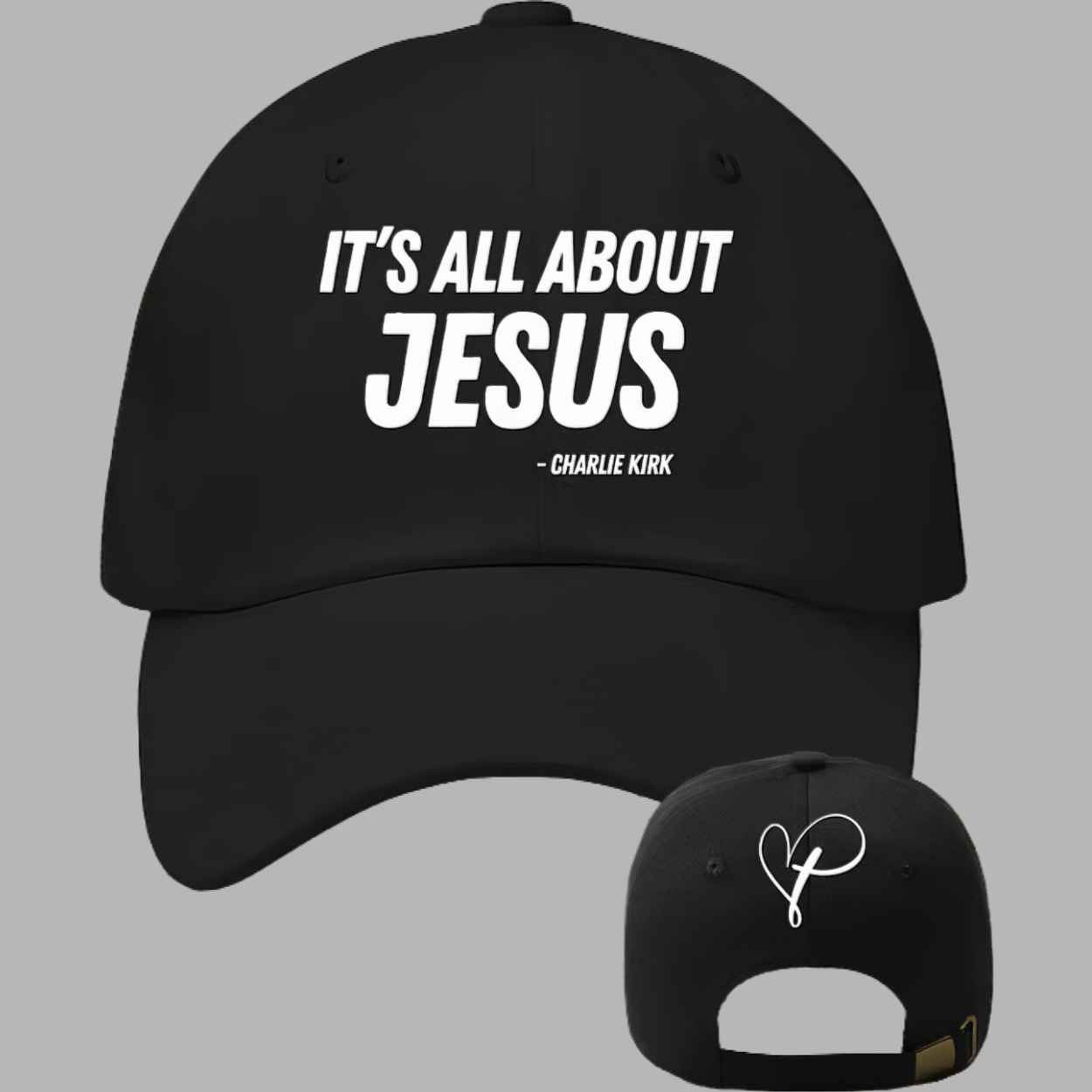 Charlie Kirk Freedom Merch Cap It's All About Jesus Best Charlie Proud Gifts For Christians Charlie Kirk Freedom Merch Cap It's All About Jesus Best Charlie Proud Gifts For Christians - Image 1