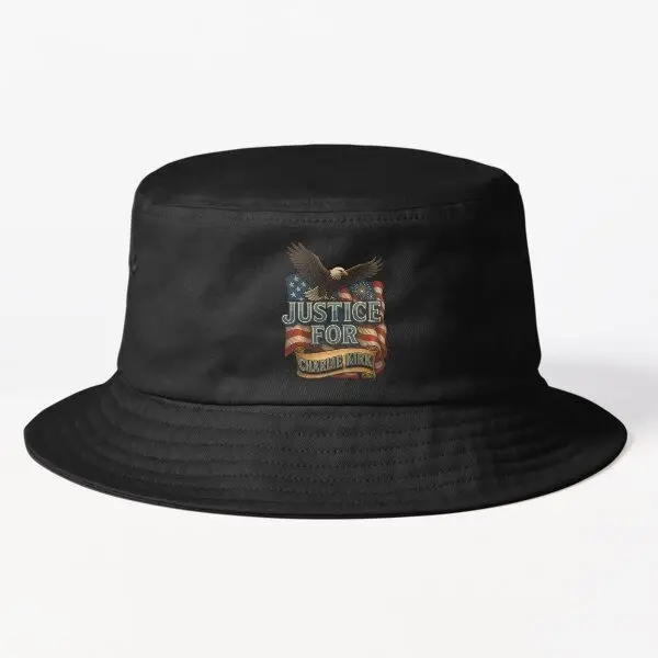 Charlie Kirk Freedom Merch Eagle Bucket Hat Justice For Charlie Kirk Memorial Cap Gifts