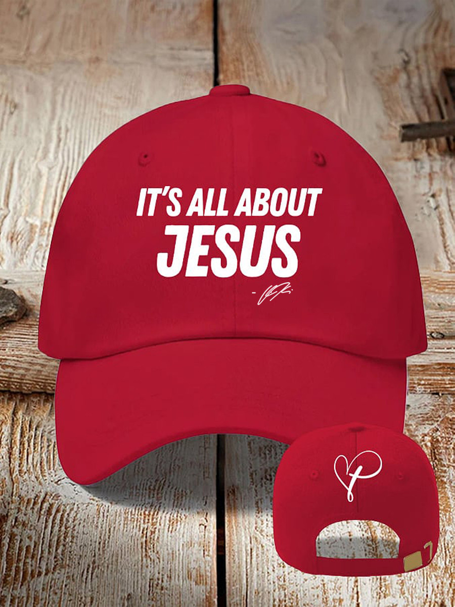Charlie Kirk Freedom Merch It's All About Jesus Cap Best Charlie Kirk Maga Hat