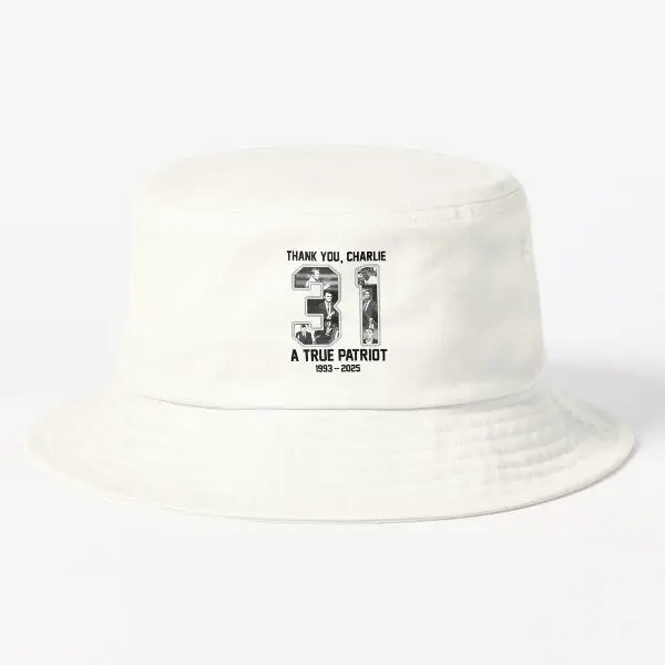 Charlie Kirk Freedom Merch Thank You Charlie 31 Years Bucket Hat Best Memorial Gifts