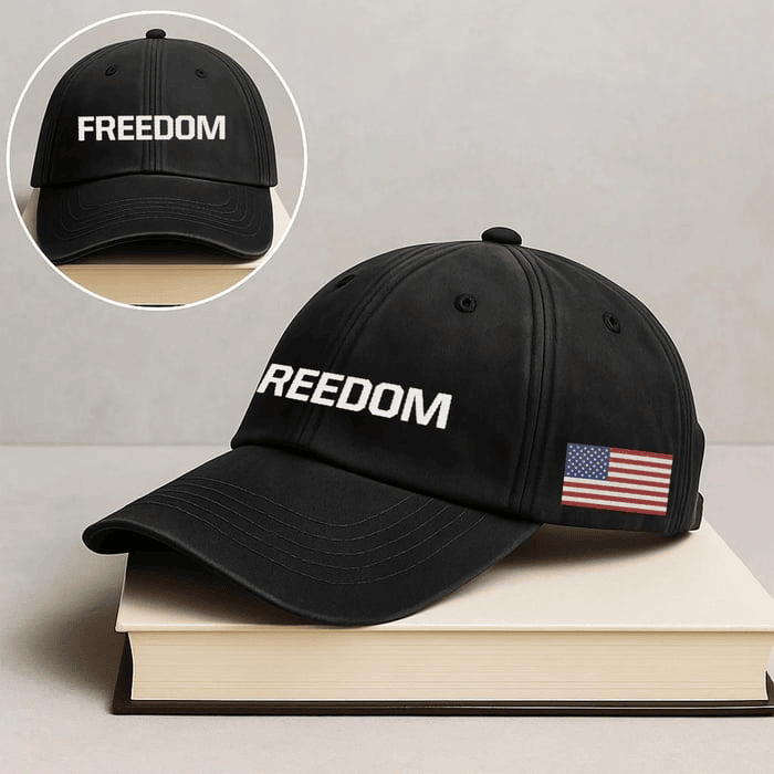 Charlie Kirk Freedom Print Hat TPUSA Merch