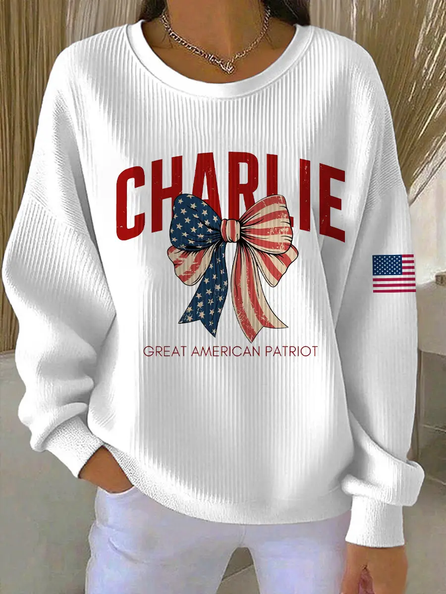 Charlie Kirk Freedom Sweatshirt Great American Patriot CK Unique Charlie Kirk 47 Memorial Merch Charlie Kirk Freedom Sweatshirt Great American Patriot CK Unique Charlie Kirk 47 Memorial Merch - Image 1