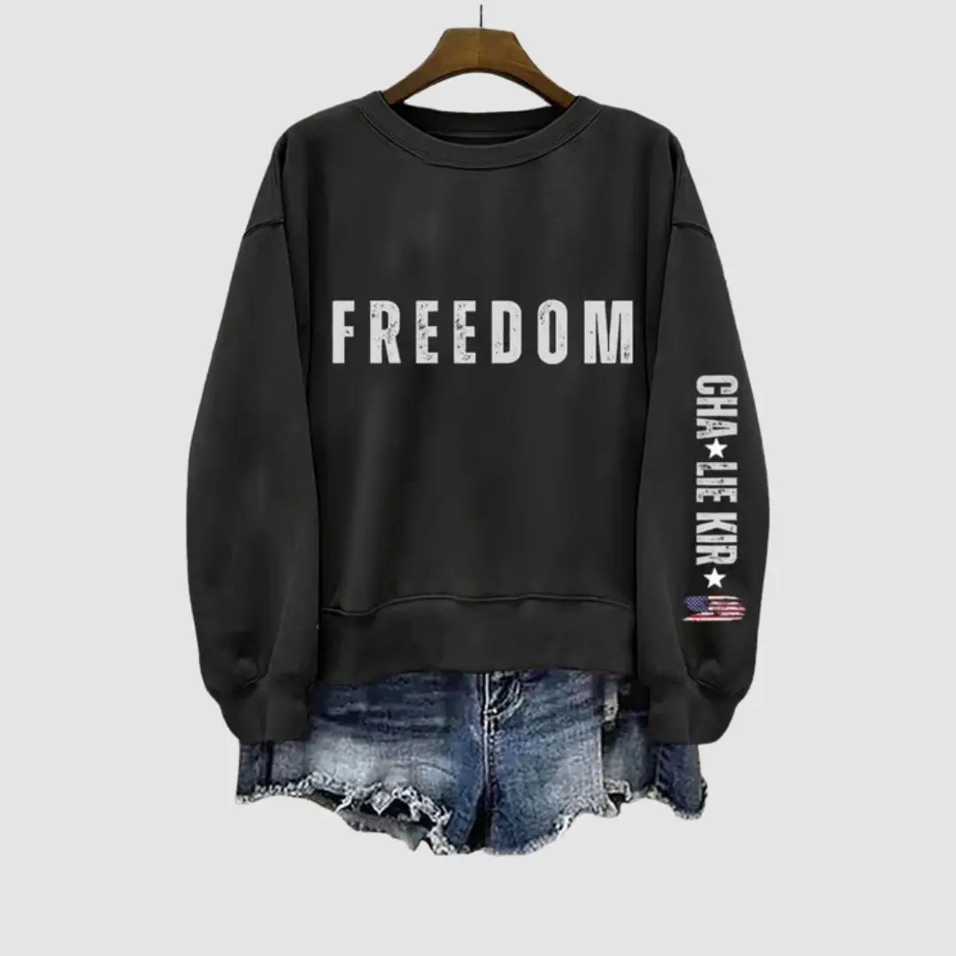 Charlie Kirk Freedom Sweatshirt Pray For Charlie Kirk Best Charlie Kirk Freedom Merch Charlie Kirk Freedom Sweatshirt Pray For Charlie Kirk Best Charlie Kirk Freedom Merch - Image 1