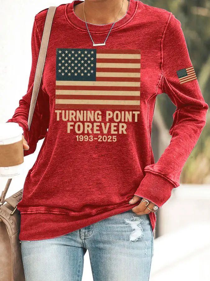 Charlie Kirk Freedom Sweatshirt Turning Point USA Flag Logo Merch Best Charlie Kirk Sweatshirt Charlie Kirk Freedom Sweatshirt Turning Point USA Flag Logo Merch Best Charlie Kirk Sweatshirt - Image 1