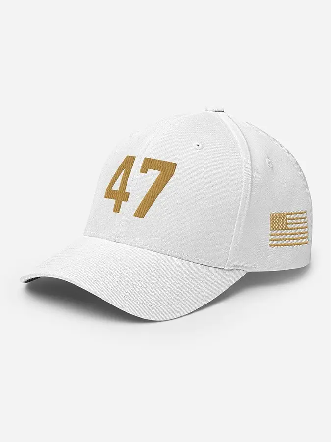 Charlie Kirk Hat Embroidered 47 Hat Charlie Kirk Merch Gifts For Trump Lovers