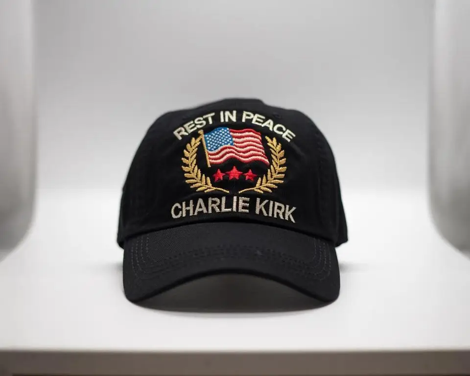 Charlie Kirk Hat Flag America Rest In Peace Cap Gifts For Patriots And Freedom Fans