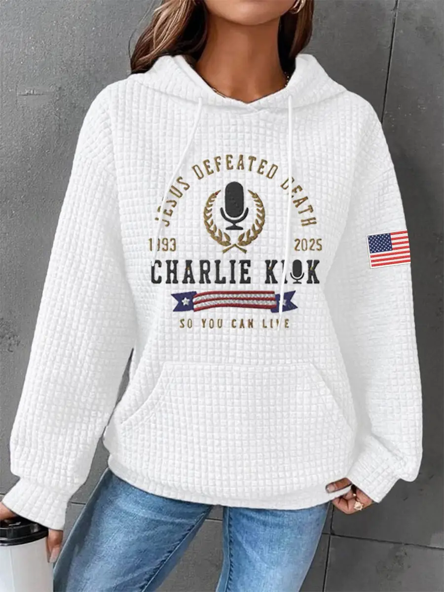 Charlie Kirk Jesus Defeated Death Merch Hoodie So You Can Live Charlie Kirk 47 Tribute Hoodie Charlie Kirk Jesus Defeated Death Merch Hoodie So You Can Live Charlie Kirk 47 Tribute Hoodie - Image 1